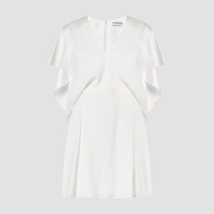 BALENCIAGA - BREEZY ROMANTIC DAY DRESS - ACETATE - CHALK WHITE